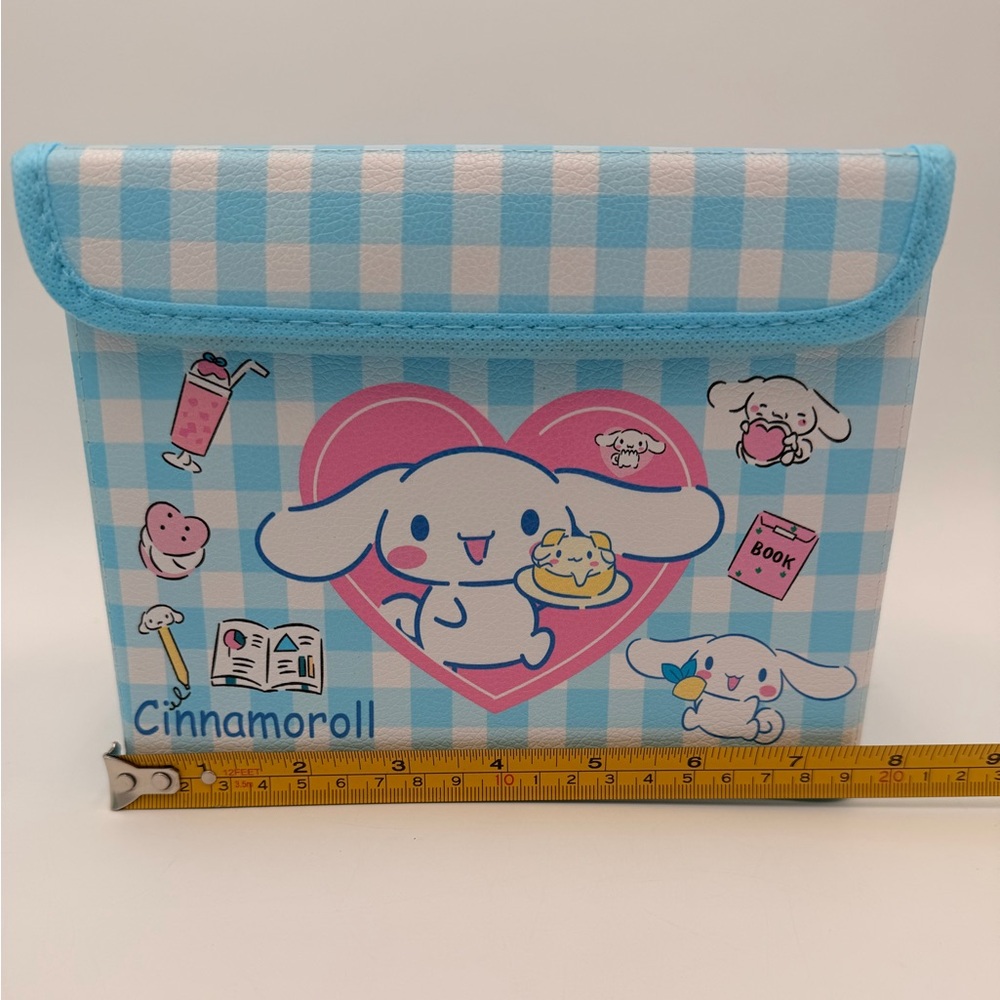 Cinnamoroll Blue Checkered Storage Box
